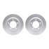 4512-76181 by DYNAMIC FRICTION COMPANY - GEOSPEC Coated Rotors with 5000 Brake Pads - Ceramic and Hardware