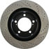 127.44162R by STOPTECH - StopTech Sport Drilled & Slotted Brake Rotor; Front Right