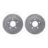 4512-80055 by DYNAMIC FRICTION COMPANY - GEOSPEC Coated Rotors with 5000 Brake Pads - Ceramic and Hardware