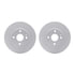 4512-80057 by DYNAMIC FRICTION COMPANY - GEOSPEC Coated Rotors with 5000 Brake Pads - Ceramic and Hardware