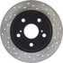 127.44179L by STOPTECH - StopTech Sport Drilled & Slotted Brake Rotor; Rear Left