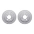 4512-80065 by DYNAMIC FRICTION COMPANY - GEOSPEC Coated Rotors with 5000 Brake Pads - Ceramic and Hardware