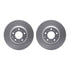 4512-80071 by DYNAMIC FRICTION COMPANY - GEOSPEC Coated Rotors with 5000 Brake Pads - Ceramic and Hardware