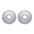 4512-80073 by DYNAMIC FRICTION COMPANY - GEOSPEC Coated Rotors with 5000 Brake Pads - Ceramic and Hardware