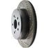 127.44189L by STOPTECH - StopTech Sport Drilled & Slotted Brake Rotor; Rear Left