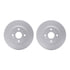 4512-80078 by DYNAMIC FRICTION COMPANY - GEOSPEC Coated Rotors with 5000 Brake Pads - Ceramic and Hardware