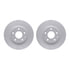 4512-80081 by DYNAMIC FRICTION COMPANY - GEOSPEC Coated Rotors with 5000 Brake Pads - Ceramic and Hardware