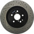 127.44204L by STOPTECH - Sport Drilled & Slotted Brake Rotor, Front Left
