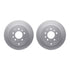 4512-80093 by DYNAMIC FRICTION COMPANY - GEOSPEC Coated Rotors with 5000 Brake Pads - Ceramic and Hardware