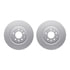 4512-80095 by DYNAMIC FRICTION COMPANY - GEOSPEC Coated Rotors with 5000 Brake Pads - Ceramic and Hardware