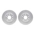 4512-80104 by DYNAMIC FRICTION COMPANY - GEOSPEC Coated Rotors with 5000 Brake Pads - Ceramic and Hardware