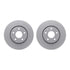 4512-80105 by DYNAMIC FRICTION COMPANY - GEOSPEC Coated Rotors with 5000 Brake Pads - Ceramic and Hardware