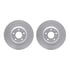 4512-80106 by DYNAMIC FRICTION COMPANY - GEOSPEC Coated Rotors with 5000 Brake Pads - Ceramic and Hardware