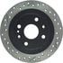127.45041R by STOPTECH - StopTech Sport Drilled & Slotted Brake Rotor; Rear Right