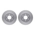 4512-67157 by DYNAMIC FRICTION COMPANY - GEOSPEC Coated Rotors with 5000 Brake Pads - Ceramic and Hardware