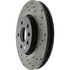 128.62120CL by STOPTECH - StopTech Sport Cryo Cross Drilled Brake Rotor; Front Left