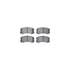 4512-72053 by DYNAMIC FRICTION COMPANY - GEOSPEC Coated Rotors with 5000 Brake Pads - Ceramic and Hardware