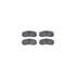 4512-72055 by DYNAMIC FRICTION COMPANY - GEOSPEC Coated Rotors with 5000 Brake Pads - Ceramic and Hardware