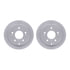 4512-72068 by DYNAMIC FRICTION COMPANY - GEOSPEC Coated Rotors with 5000 Brake Pads - Ceramic and Hardware