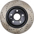 128.62127L by STOPTECH - StopTech Sport Cross Drilled Brake Rotor; Rear Left