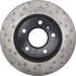 128.62129L by STOPTECH - StopTech Sport Cross Drilled Brake Rotor; Rear Left
