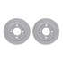 4512-72077 by DYNAMIC FRICTION COMPANY - GEOSPEC Coated Rotors with 5000 Brake Pads - Ceramic and Hardware