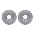 4512-72082 by DYNAMIC FRICTION COMPANY - GEOSPEC Coated Rotors with 5000 Brake Pads - Ceramic and Hardware