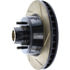 126.67000SL by STOPTECH - Sport Slotted Brake Rotor, Front Left