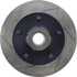 StopTech 126.67009SR Disc Brake Rotor Sport Slotted Brake Rotor, Front Right