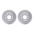 4512-73126 by DYNAMIC FRICTION COMPANY - GEOSPEC Coated Rotors with 5000 Brake Pads - Ceramic and Hardware