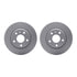 4512-73133 by DYNAMIC FRICTION COMPANY - GEOSPEC Coated Rotors with 5000 Brake Pads - Ceramic and Hardware