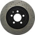 StopTech 128.63061R Disc Brake Rotor StopTech Sport Cross Drilled Brake Rotor; Front Right
