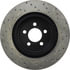 128.63061R by STOPTECH - StopTech Sport Cross Drilled Brake Rotor; Front Right