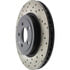 128.63061R by STOPTECH - StopTech Sport Cross Drilled Brake Rotor; Front Right