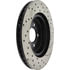 128.63061R by STOPTECH - StopTech Sport Cross Drilled Brake Rotor; Front Right