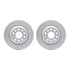 4512-73170 by DYNAMIC FRICTION COMPANY - GEOSPEC Coated Rotors with 5000 Brake Pads - Ceramic and Hardware