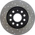 StopTech 128.33099L Disc Brake Rotor StopTech Sport Cross Drilled Brake Rotor; Rear Left