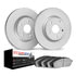 4602-20009 by DYNAMIC FRICTION COMPANY - Geospec Rotors with 5000 Euro Ceramic Brake Pads