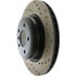 128.34080L by STOPTECH - StopTech Sport Cross Drilled Brake Rotor; Rear Left