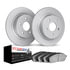 4602-63006 by DYNAMIC FRICTION COMPANY - Geospec Rotors with 5000 Euro Ceramic Brake Pads