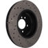 128.34093R by STOPTECH - StopTech Sport Cross Drilled Brake Rotor; Front Right