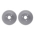 4602-63048 by DYNAMIC FRICTION COMPANY - Geospec Rotors with 5000 Euro Ceramic Brake Pads