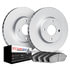 4602-74000 by DYNAMIC FRICTION COMPANY - Geospec Rotors with 5000 Euro Ceramic Brake Pads