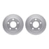4602-74003 by DYNAMIC FRICTION COMPANY - Geospec Rotors with 5000 Euro Ceramic Brake Pads