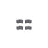 4602-74003 by DYNAMIC FRICTION COMPANY - Geospec Rotors with 5000 Euro Ceramic Brake Pads