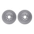4602-74037 by DYNAMIC FRICTION COMPANY - Geospec Rotors with 5000 Euro Ceramic Brake Pads
