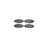 4602-74037 by DYNAMIC FRICTION COMPANY - Geospec Rotors with 5000 Euro Ceramic Brake Pads