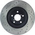 127.47012CL by STOPTECH - StopTech Sport Cryo Drilled & Slotted Brake Rotor; Front Left