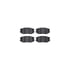 4612-03001 by DYNAMIC FRICTION COMPANY - Geospec Rotors with 5000 Euro Ceramic Brake Pads includes Hardware