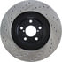 127.47018L by STOPTECH - StopTech Sport Drilled & Slotted Brake Rotor; Front Left